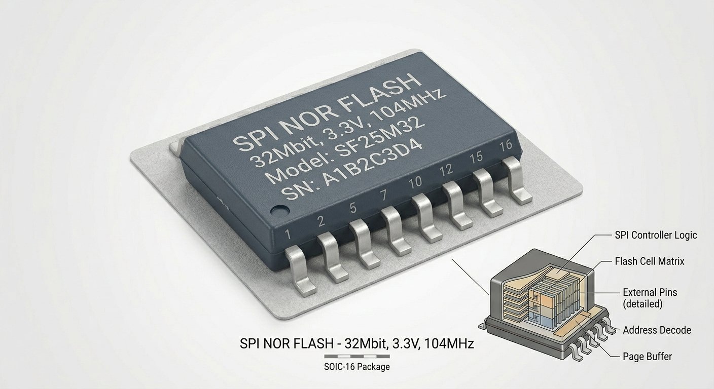 SPI NOR Flash Memory