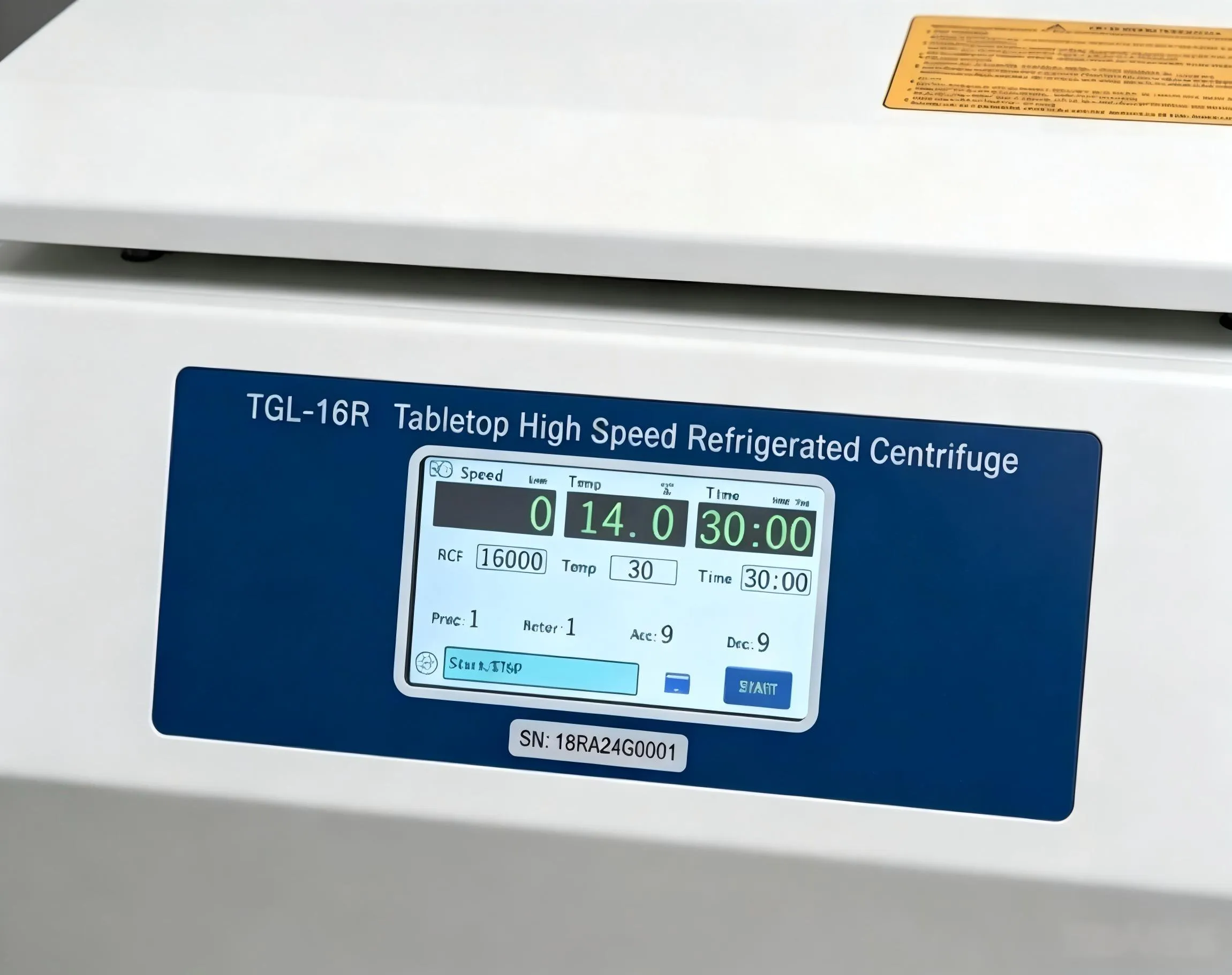Tabletop High Speed Refrigerated Centrifuge TGL-16R